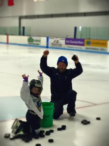 pickin up pucks